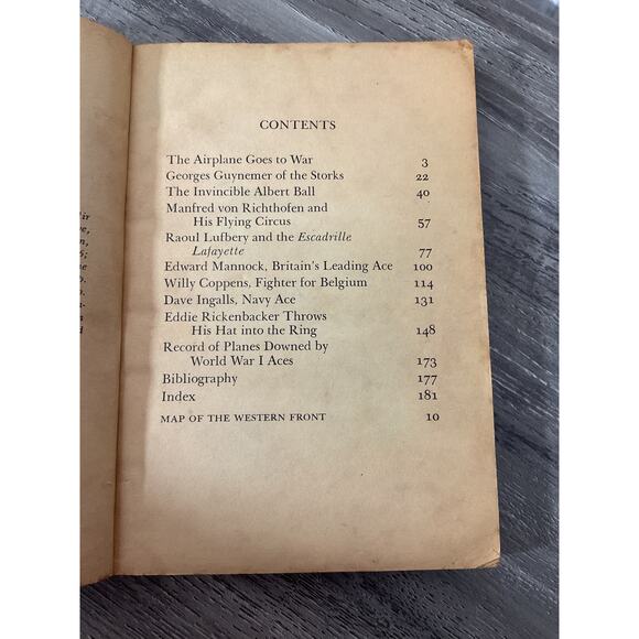 1965 Flying Aces of World War I by Gene Gurney - Picture 4 of 10